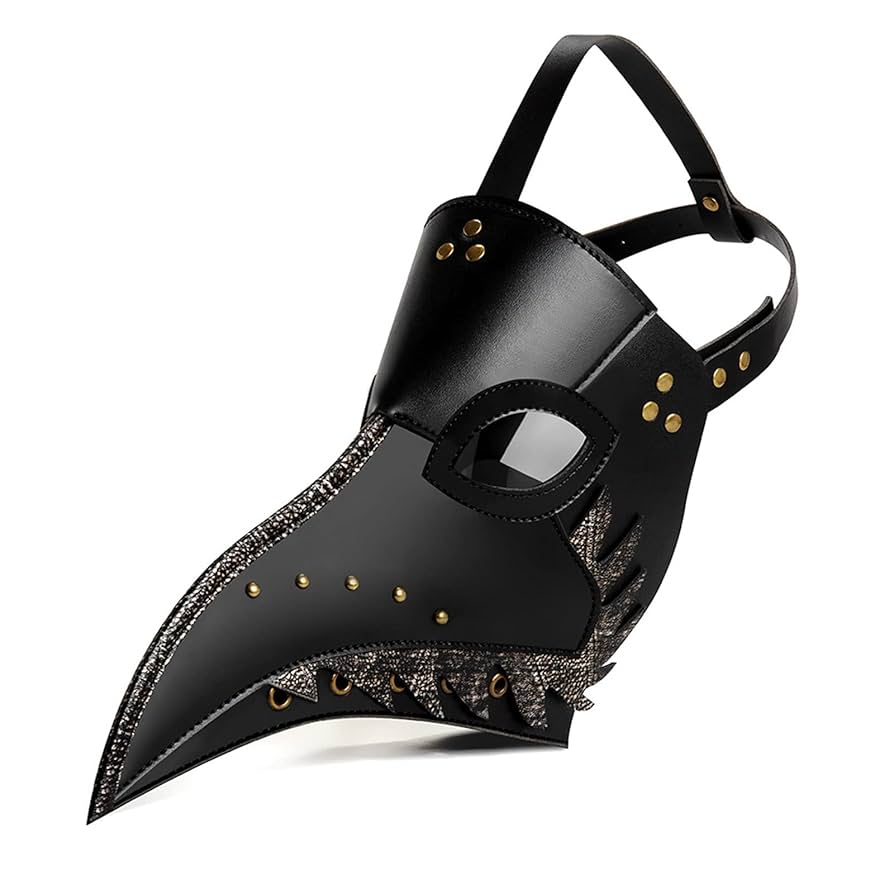 ハロウィン オリジナル マスク スチームパンク メンズ レディース Amazon.co.jp: 鳥マスク ロング男性と女性 PU レザー スチーム